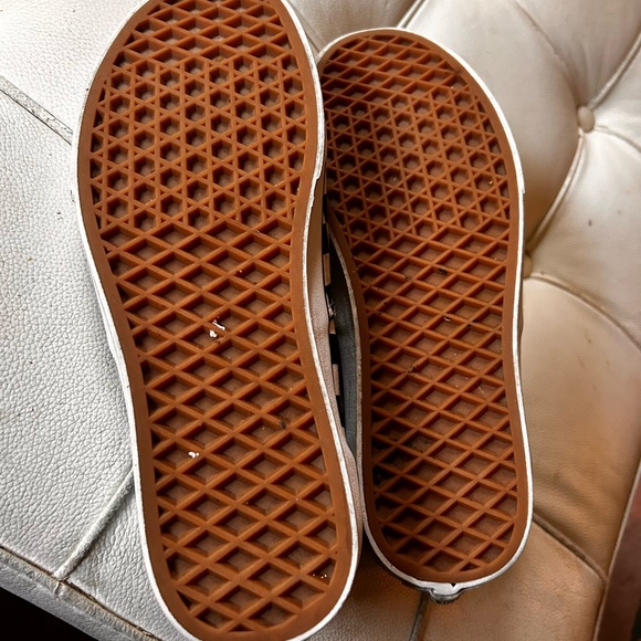 Vans Black and White Checkered Sneakers sz 7.5 great condition - Picture 5 of 5